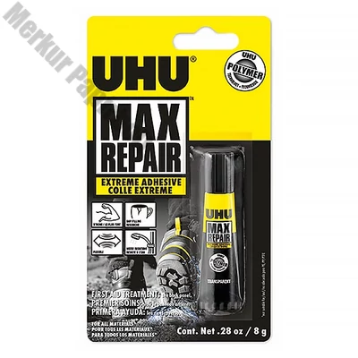 Ragasztó folyékony UHU Max Repair univerzális 8 g