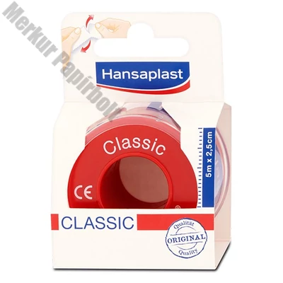 Ragtapasz HANSAPLAST tekercses classic 5 m x 2,5 cm