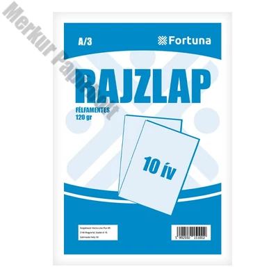 Rajzlap félfamentes FORTUNA A/3 10 íves