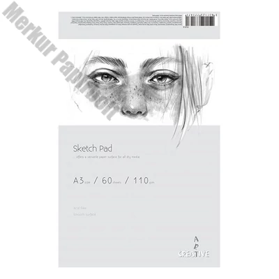 Rajztömb CREATIVE A/3 110 g 60 íves