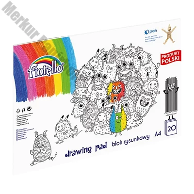 Rajztömb FIORELLO A/4 80 g 20 ív/tömb