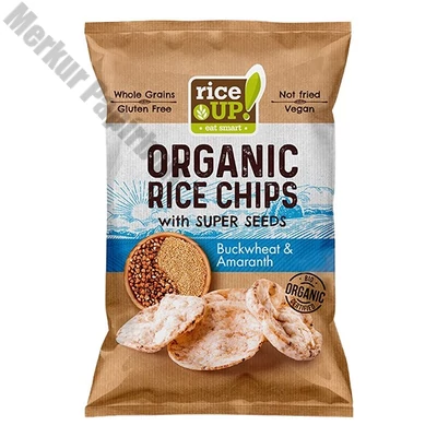 Rizschips RICE UP Bio hajdinával és amaránttal 25 g