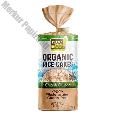 Rizsszelet RICE UP Bio chia maggal és quinoával 120 g