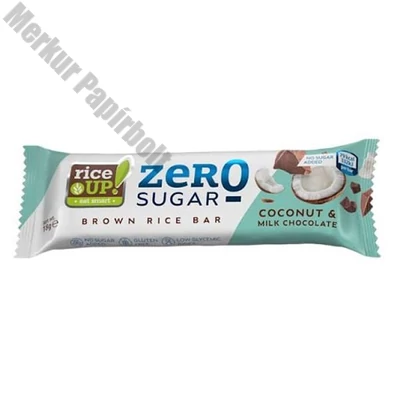 Rizsszelet RICE UP Zero kókuszos tejcsokoládés 18 g