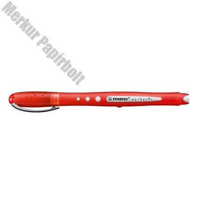 Rollertoll STABILO worker colorful piros