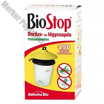 Rovarírtó darázs- és légycsapda BIOSTOP irtószermentes