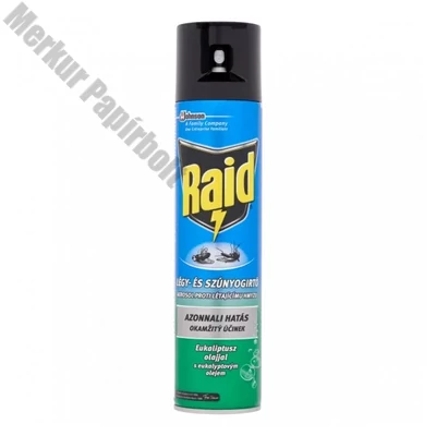 Rovarírtó légy és szúnyog RAID Eukaliptusz olajjal 400ml