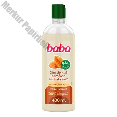 Sampon BABA 2in1 Mandulaolajjal 400ml