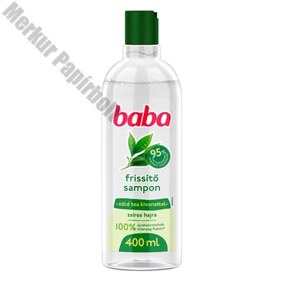 Sampon BABA Zsíros hajra 400ml
