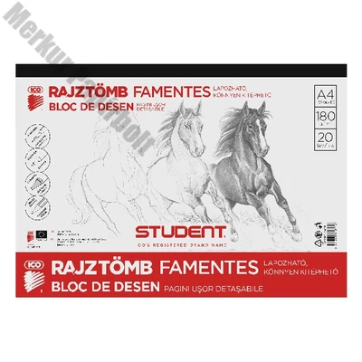 Skiccfüzet ICO Student A/4 20 lapos