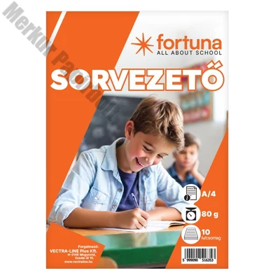 Sorvezető A/4 FORTUNA 10 íves