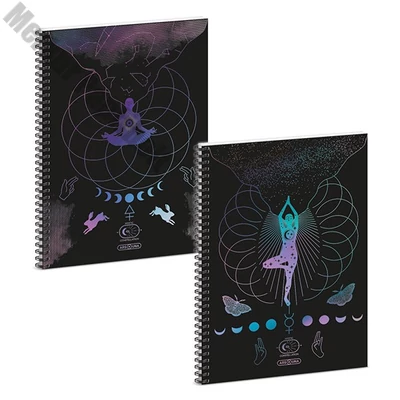 Spirálfüzet kockás ARS UNA Mystic Constellation A/4 60 lapos