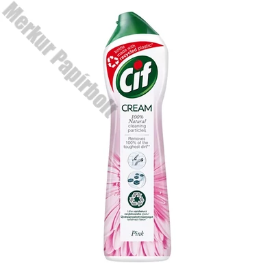 Súrolókrém CIF Cream Pink 500 ml