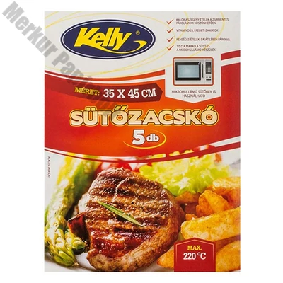 Sütőfólia KELLY steakes 35x43 cm 5 darabos