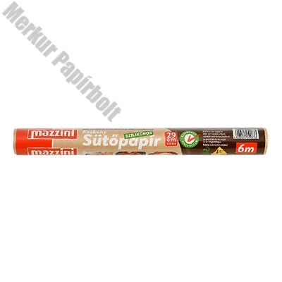 Sütőpapír MAZZINI keskeny szilikonos 29cm x 6m