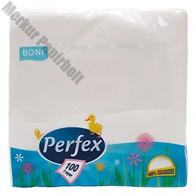 Szalvéta PERFEX 1 rétegű 100 darabos 33 x 33 cm