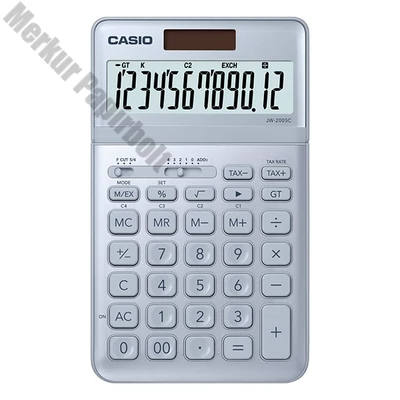 Számológép asztali CASIO JW 200 SC 12 digit kék