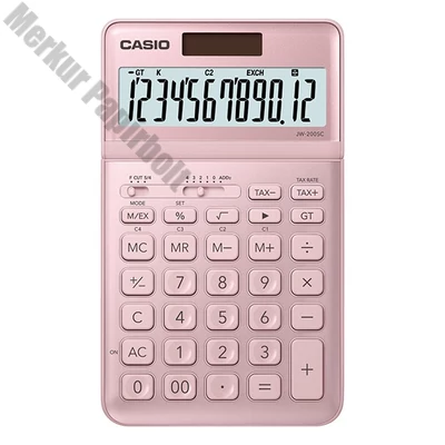Számológép asztali CASIO JW 200 SC 12 digit pink