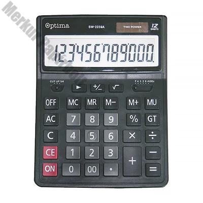 Számológép asztali OPTIMA SW-2239A 12 digit