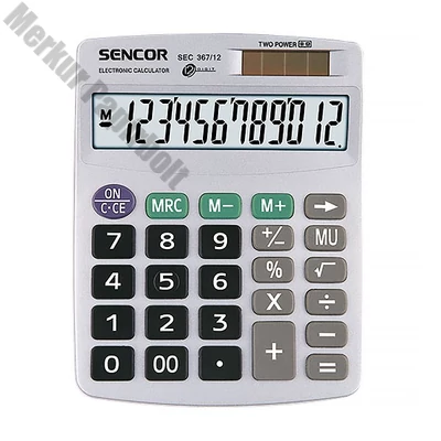 Számológép asztali SENCOR SEC 367/12 12 digit
