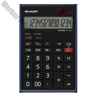Számológép asztali SHARP EL-145TBL 14 digit