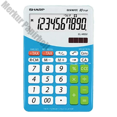 Számológép asztali SHARP EL-M332 10 digit kék