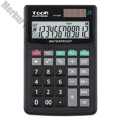 Számológép asztali TOOR TR-2296T 12 digit