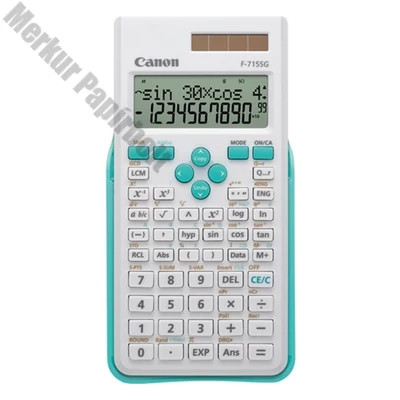 Számológép tudományos CANON F-715SG fehér/kék 250 funkciós 2 soros 10+2 digit