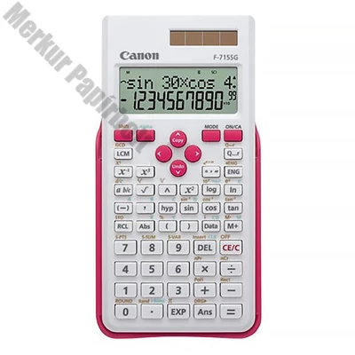 Számológép tudományos CANON F-715SG fehér/magenta 250 funkciós 2 soros 10+2 digit
