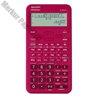 Számológép tudományos SHARP EL-W531TLBR 420 funkciós 12 digit piros