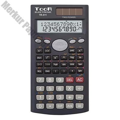 Számológép tudományos TOOR TR-51 240 funkciós 2 soros 12 digit