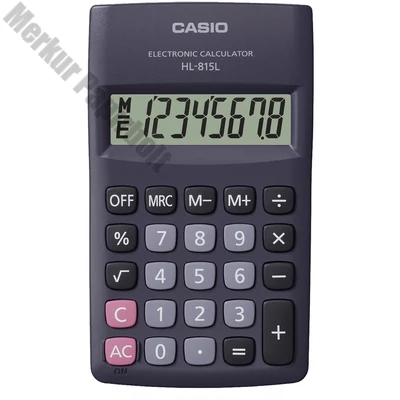 Számológép zseb CASIO HL-815L BK 8 digit