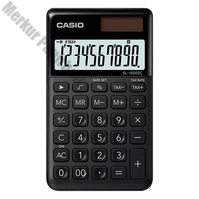 Számológép zseb CASIO SL 1000 SC 10 digit fekete