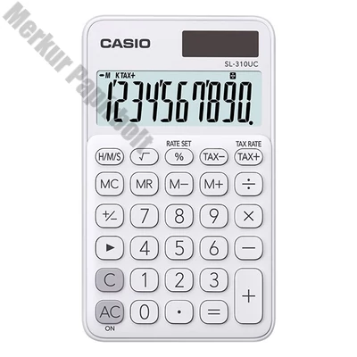 Számológép zseb CASIO SL 310 UC 10 digit fehér