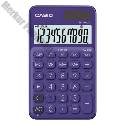 Számológép zseb CASIO SL 310 UC 10 digit lila