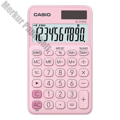 Számológép zseb CASIO SL 310 UC 10 digit pink