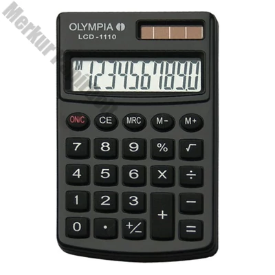 Számológép zseb OLYMPIA LCD-1110 10 digit fekete