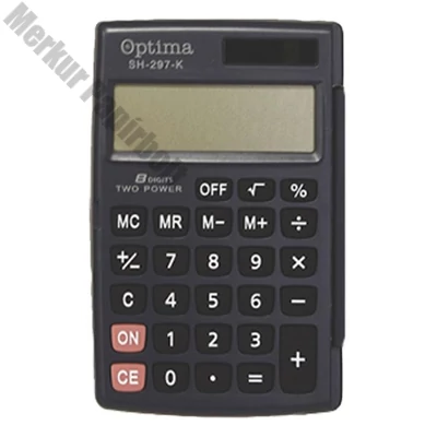 Számológép zseb OPTIMA SH-297K 8 digit