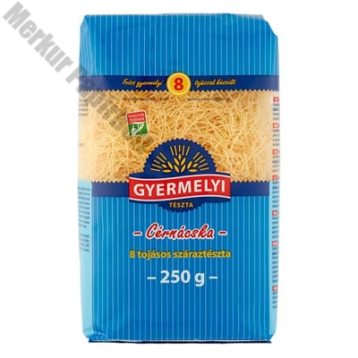 Száraztészta cérnácska GYERMELYI 8 tojásos 250 g