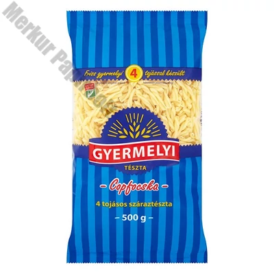 Száraztészta copfocska GYERMELYI 4 tojásos 500 g