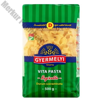 Száraztészta fodros kocka GYERMELYI Vita Pasta durum 500 g