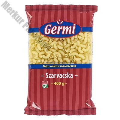 Száraztészta szarvacska GYERMELYI Germi tojás nélküli 400 g