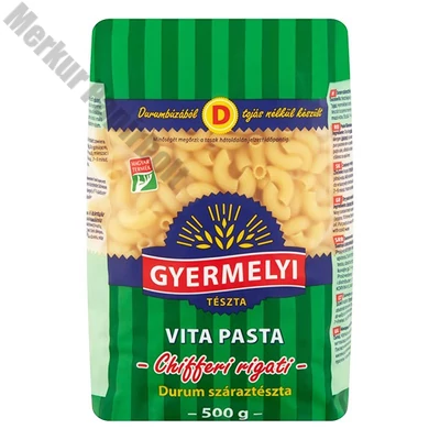 Száraztészta szarvacska GYERMELYI Vita Pasta durum 500 g