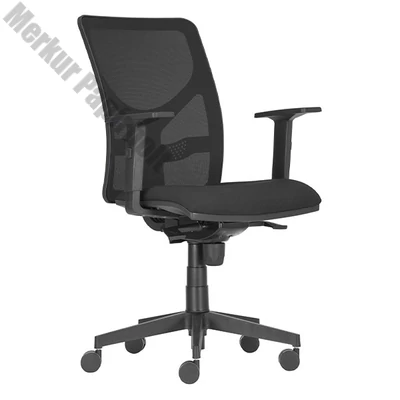 Szék forgó karfás Fontana +AR 11 fekete BN.8033