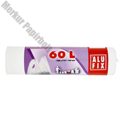 Szemeteszsák ALUFIX 60L köthetőfüles 12 darabos