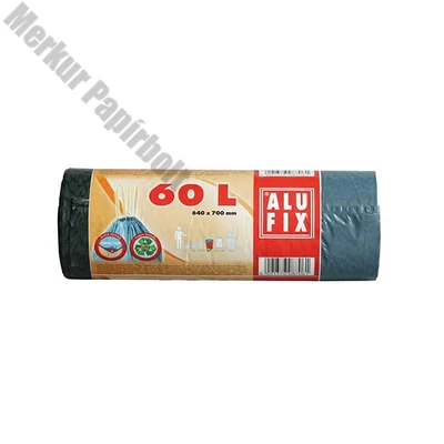Szemeteszsák ALUFIX 60L húzófüles 20 darabos