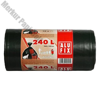 Szemeteszsák ALUFIX 240L köthető füles 10 darabos