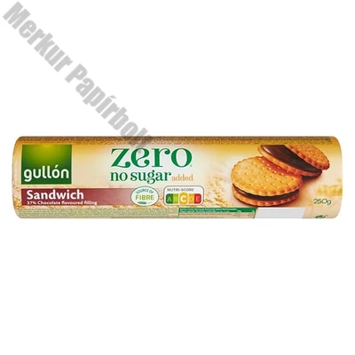 Szendvicskeksz GULLO kakaós krémmel tölött cukormentes 250 g