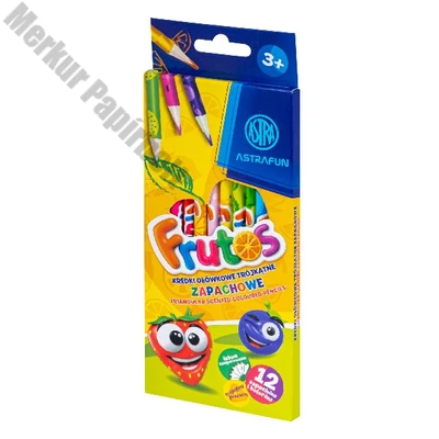 Színes ceruza ASTRA FUN Frutos háromszögletű 12 színű