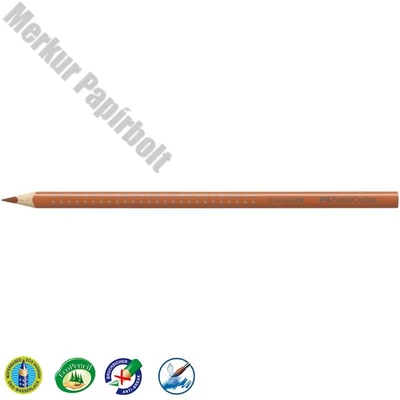 Színes ceruza FABER-CASTELL Grip 2001 háromszögletű barna
